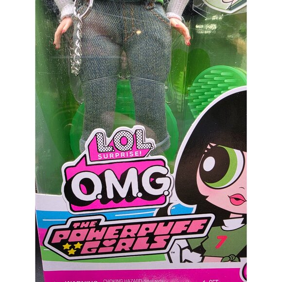 LOL Surprise! O.M.G. Powerpuff Girls Buttercup Doll With 8 Accessories Green & B - Picture 4 of 10
